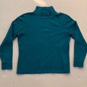Vintage 90s LL Bean long sleeve mock turtleneck, excellent used condition